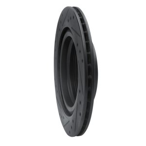 BMW 228i Gran Coupe Brake Rotor (1) - Rear Right - R1 Concepts - Drilled & Slotted - Black - `16-`26